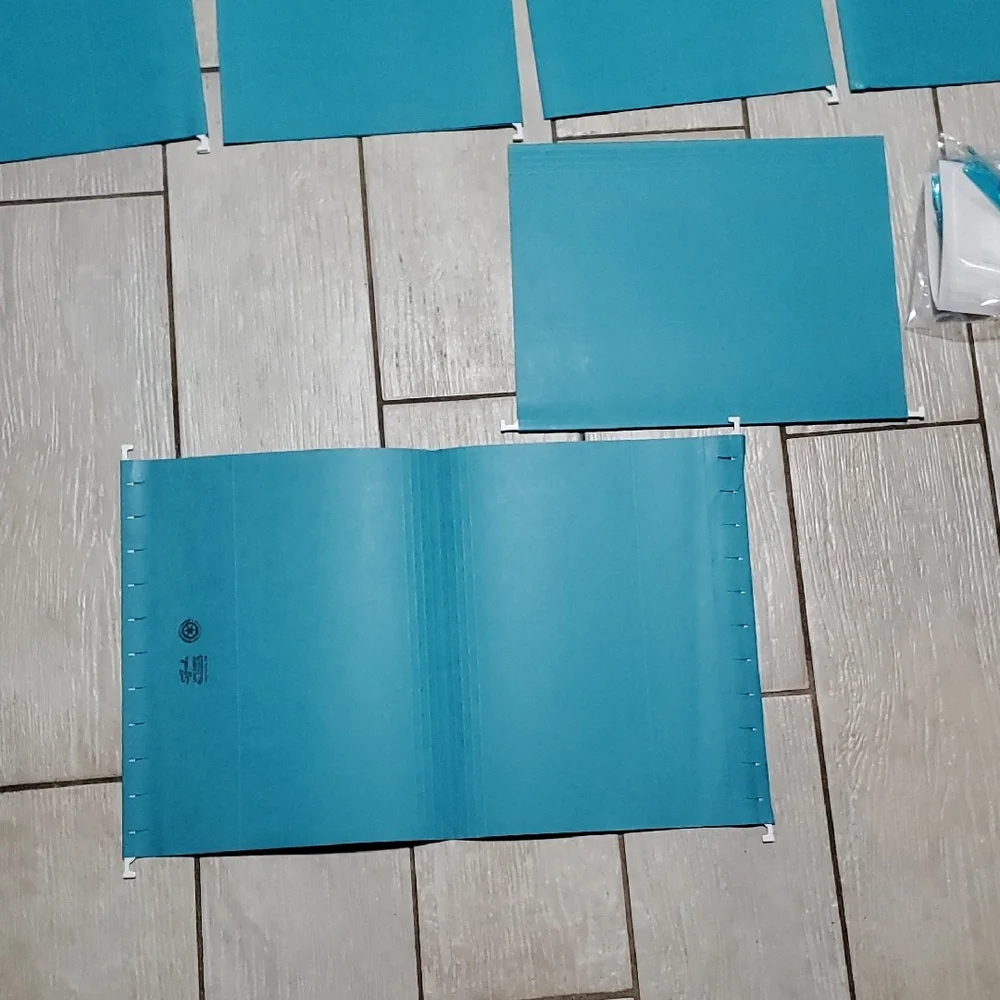 Smeade Blue Hanging Folders - Set of 18, Letter Size